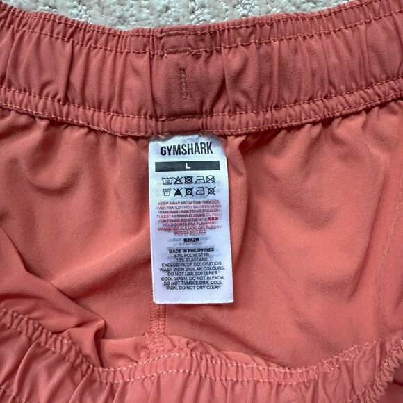 Gymshark x KKFit Crop Top Sports Bra Bike Short & Athletic Shorts in Terra Cotta - Picture 11 of 16